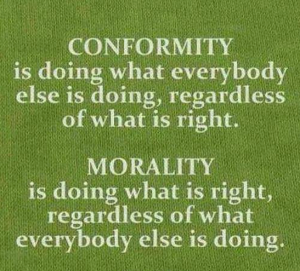 conformity and morality